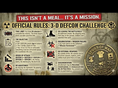 POV Food Truck Defcon Meltdown Eating Challenge
