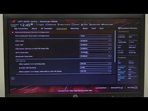 How To Enable & Disable WIFI Module In Asus ROG STRIX Z790 E Gaming Motherboard