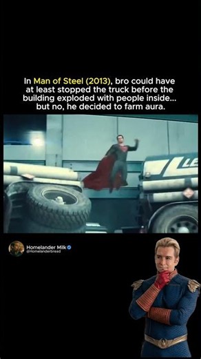 In Man of Steel (2013), Superman decided to farm aura.
