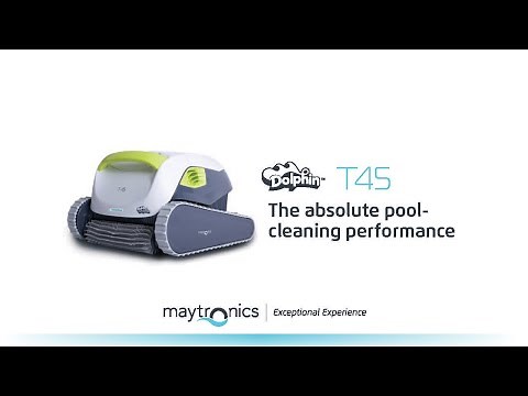 Maytronics Dolphin T45 robotic pool cleaner top features