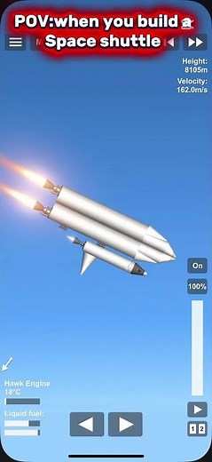 POV:trying to build a space shuttle #sfs #spaceflightsimulator