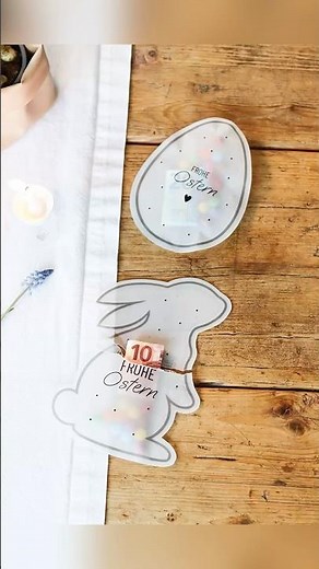 DIY - Shaker Card / Money Gift for Easter 🐇🌷 #diy #giftideas #easter