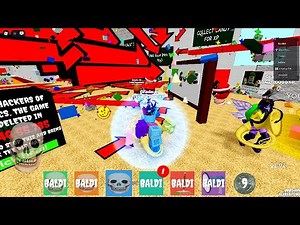 BALDIS BASICS MULTIPLAYER ROBLOX HACKED? (LIVE)!