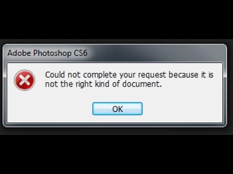 Importing video to photoshop error solution