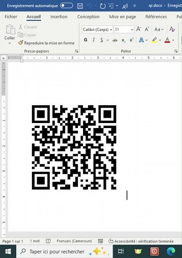 Learn how to create a QR code in Word #word #wordtraining