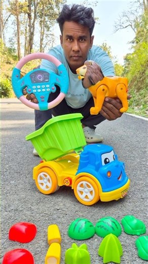 Rc Dumper truck vs remote control Lion unboxing #shorts