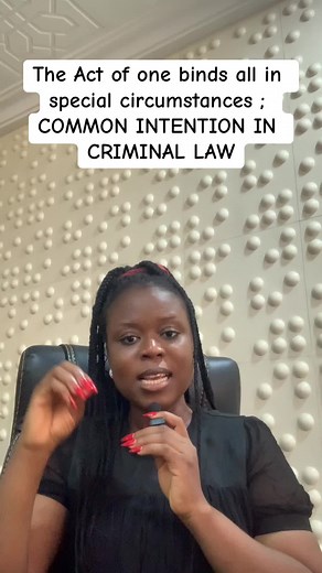 Common Intention in Criminal Law: Understanding Legal Bindings