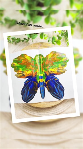 Painting butterfly 🦋#art#artist#diy #drawing #trending#interesting#painting#trendingshorts #shorts
