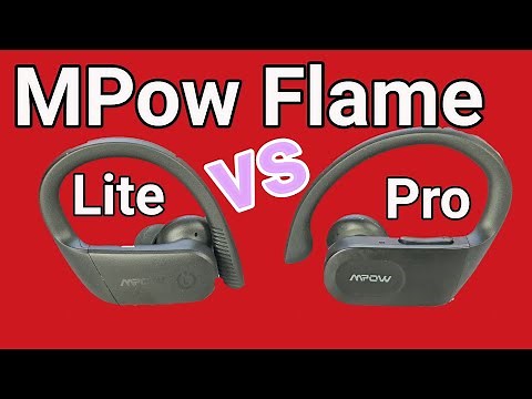 MPow Flame Lite vs Flame Pro True Wireless Earbuds Comparison | What's $50 worth anyways?!