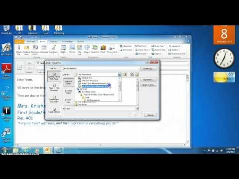 How to put a link in an email