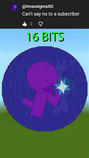 My Subscriber Satisfying Pixel Art in Minecraft! 455 #effectking #shorts #gaming #minecraft