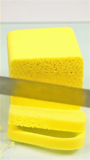 Cutting Foam Sounds Way Too Crisp 😳