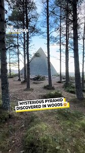 Mysterious pyramid discovered in woods