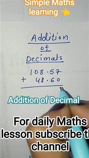 Decimal Addition for Beginners | Step-by-Step