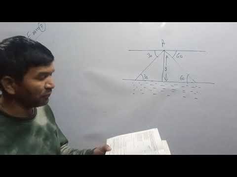 Class 10th maths application of trigonometry example 7 by Malara sir