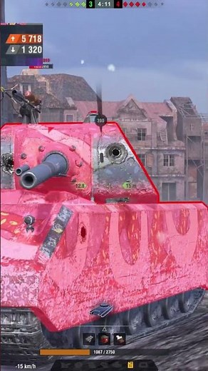 E100 - 8700 DMG #wotblitz #tanksblitz