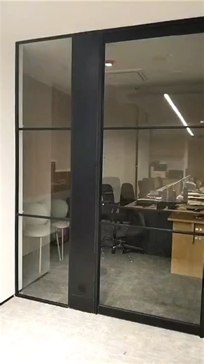 Chaudhary Slim profile Work on Instagram: "16*45 Glax profile Partition . . . .#partition #doors"