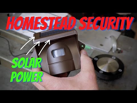 Best DIY Homestead Security? (1/2 Mile Solar Wireless Alarm)