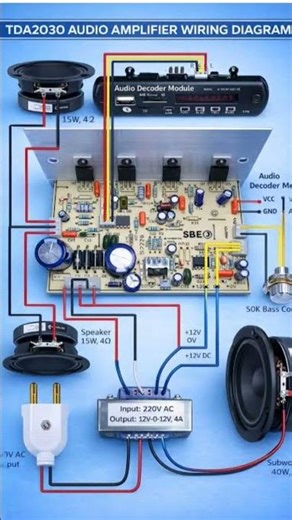 #viral #amplifier #2030 ic simple digram