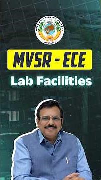MVSR ECE Department Labs Tour | ECE Engineering in MVSR Engineering College #mvsrec #eceengineering
