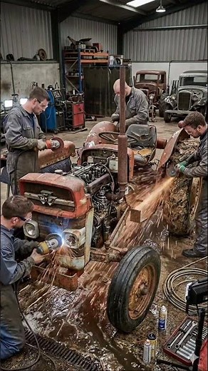 massey Ferguson 135 tractor restoration #tractorglobal #masseyferguson #belarus #johndeere #mahindra