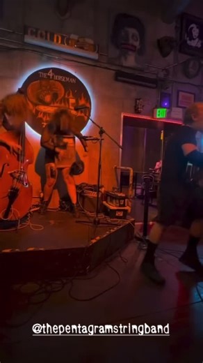 hail satan! 6-6-6 more shows left for the rest of this tour and 2025 tomorow we play @queenbvinylcafe in cottonwood arizona with @guttertownofficial and joe baker 10/26 ABQ @ Black Wall Art 10/28 OKC @ Grand Royale 10/30 Wichita @ Barleycorns 10/31 KCMO @ Farewell 11/1 Columbia @ PDM #thepentagramstringband 📷 @themandyseal | The Pentagram String Band