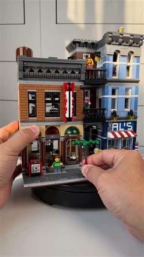 Detective Office Brick Build #legomodularbuild #brickbuild #detectiveoffice #modulararchitecture