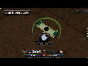 Где найти Raion Blade spawn Shindo Life Roblox / raion blade spawn