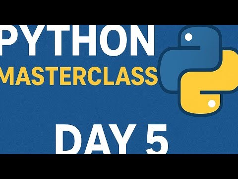 Python Masterclass Day 5 — Loops Explained: For Loop, While Loop, break, continue, pass