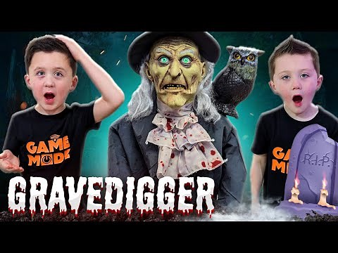 Gravedigger Home Depot Halloween 2023 | Unbox Setup Halloween Animatronic | Animated Gravedigger