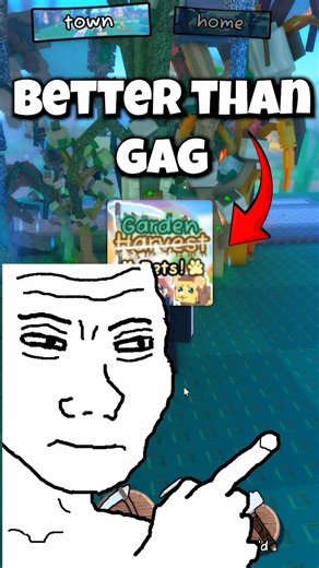 THIS GAME Is Better Than GROW A GARDEN - (Garden Harvest)