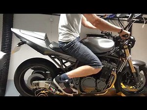 suzuki bandit 1200 custom dyno run!