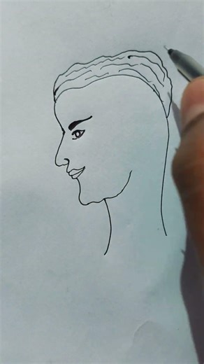 learn to draw a face in easy way ---#easylearning