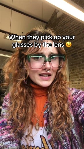 Get your filthy paws off my specs 😤 #glasses #relatable #lens #annoyed #opinion