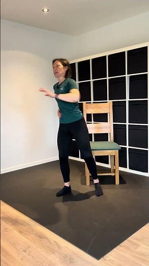 Seated and standing torso rotations.