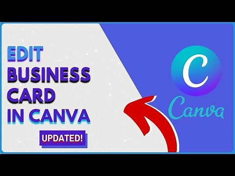 How to Edit a Business Card in Canva