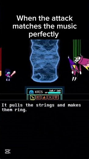 When the attack [[ MATCHES ]] the music perfectly #deltarune #undertale