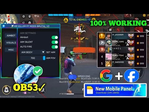 Free Fire Hack ✅ Free Fire Headshot Hack 👽 Freefire Mod Menu Apk Auto kill + fly Hack FF Panel Hack👻