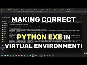 Python EXE Too Large? Simple PyInstaller Fix Using Virtual Environment