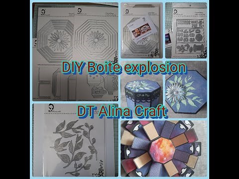 Tuto Boite à explosion - DT Alina Craft