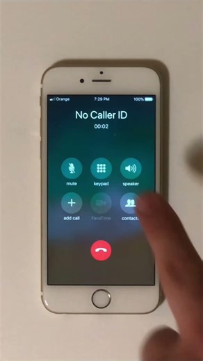 iOS 11 incoming call