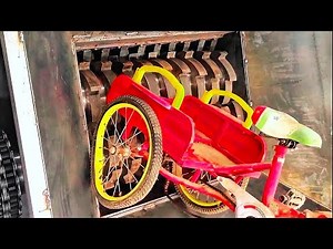 Shredder vs hardest loader Metal hardest engine! Metal shredder experiments