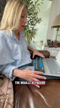 How my Braille display works, part 1 #ninalivingstone #ushersyndrome #braille #computer