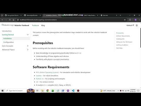 Physical AI & Humanoid Robotics — AI-Native Textbook