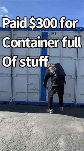 Bought abandoned container #fyp | storage containers