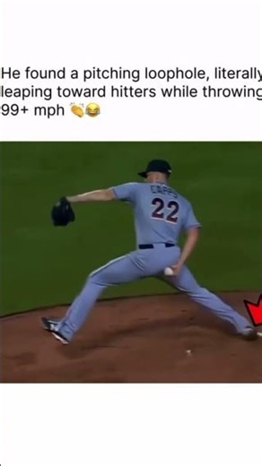 He found a pitching LOOPHOLE 😳