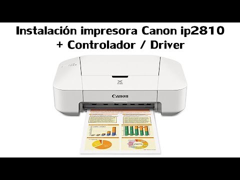 Instalación impresora Canon ip2810 ♨ (Controlador / Driver) ♨