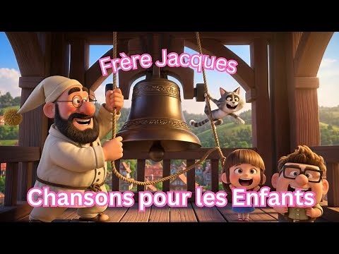 Frère Jacques, Dormez-vous? French Nursery Rhyme for Kids Animated Sing-Along Song #colitarosita