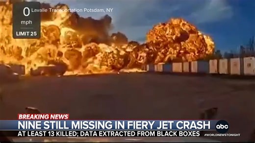 517K views · 7.9K reactions | Two days after a UPS plane crashed in Louisville killing at least 13 people, newly released dashcam video appears to show that two of the jet's engines were already gone after takeoff. Matt Rivers reports as the search for the nine still missing continues. https://abcnews.link/rFO9pS9 | ABC World News Tonight with David Muir | Facebook