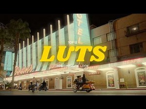 Best LUTs for Color Grading | Cinematic & Film Look (12-Pack)